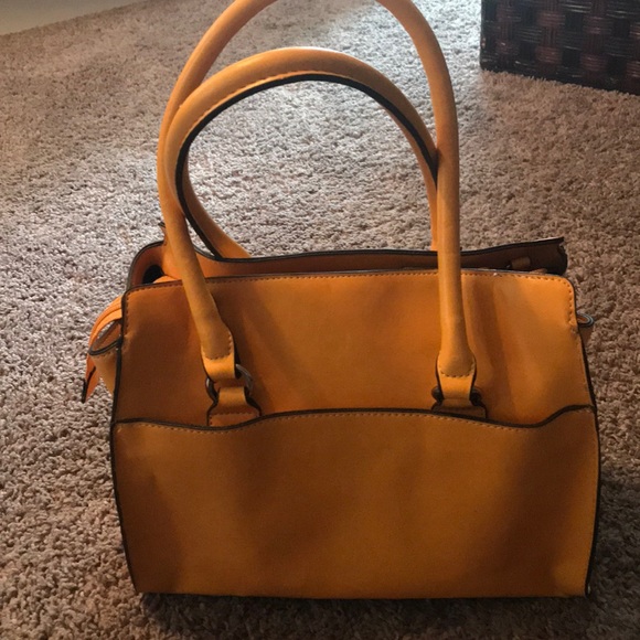 Handbags - Marigold Yellow Leather Purse